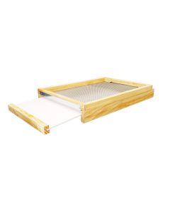 Bottom Board 8-Frame with SS mesh and tray for Varroa, SHB, Wax Moth management